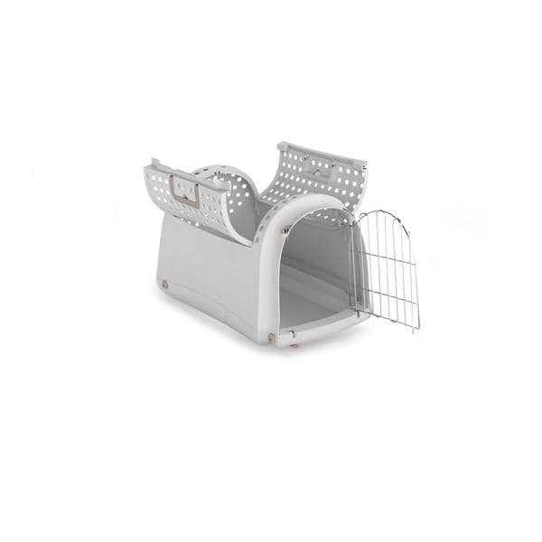 BOX DE TRANSPORT LINUS CABRIO GRIS  52,5 X 32 X 34,5